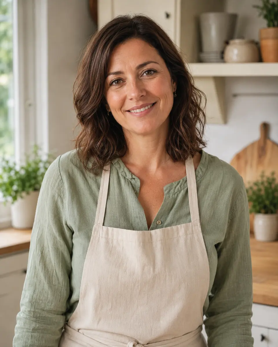 Pauline, créatrice de Recette Facile Macile, dans sa cuisine
