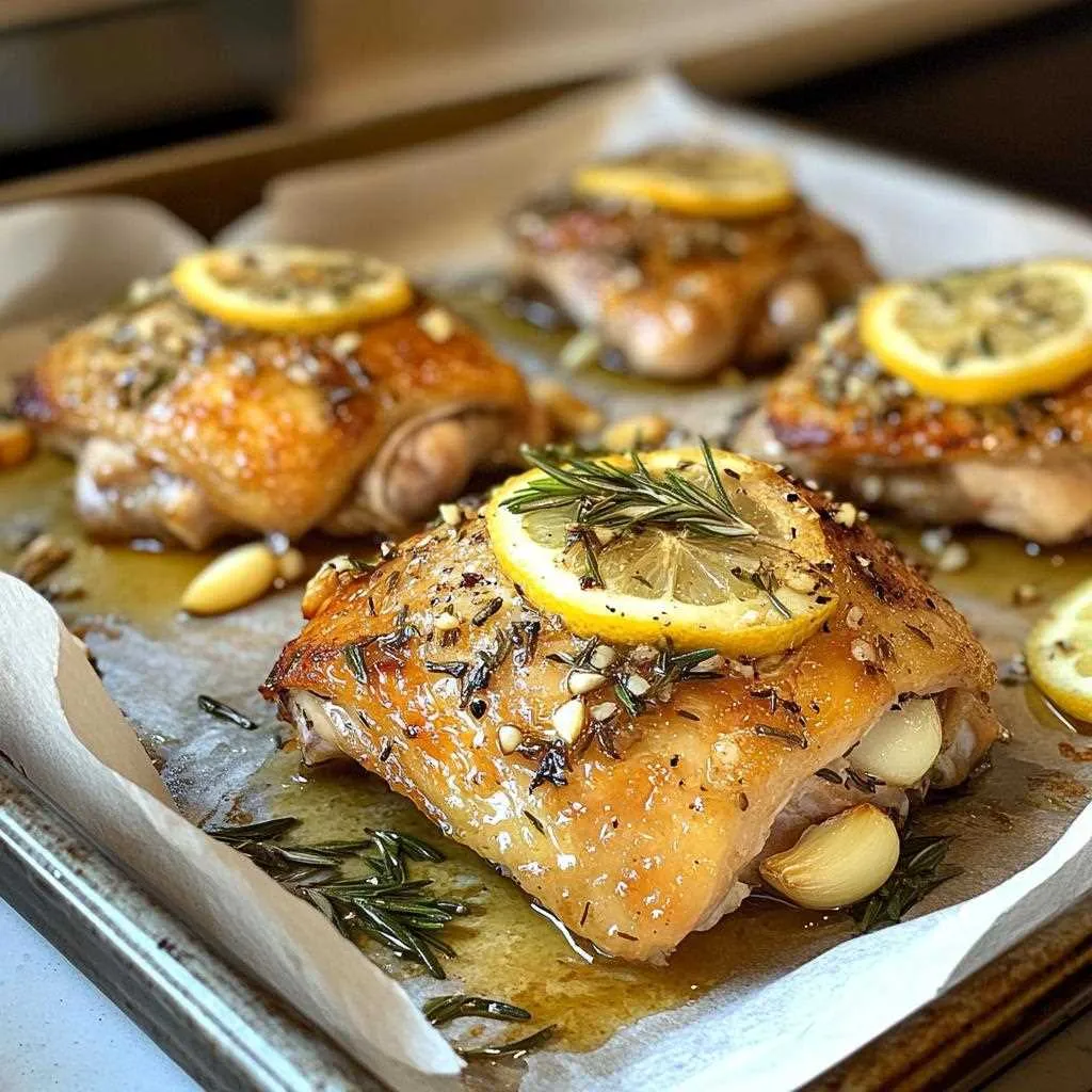 Cuisses de poulet au four : la délicieuse recette irrésistible, facile et croustillante à tester ce soir