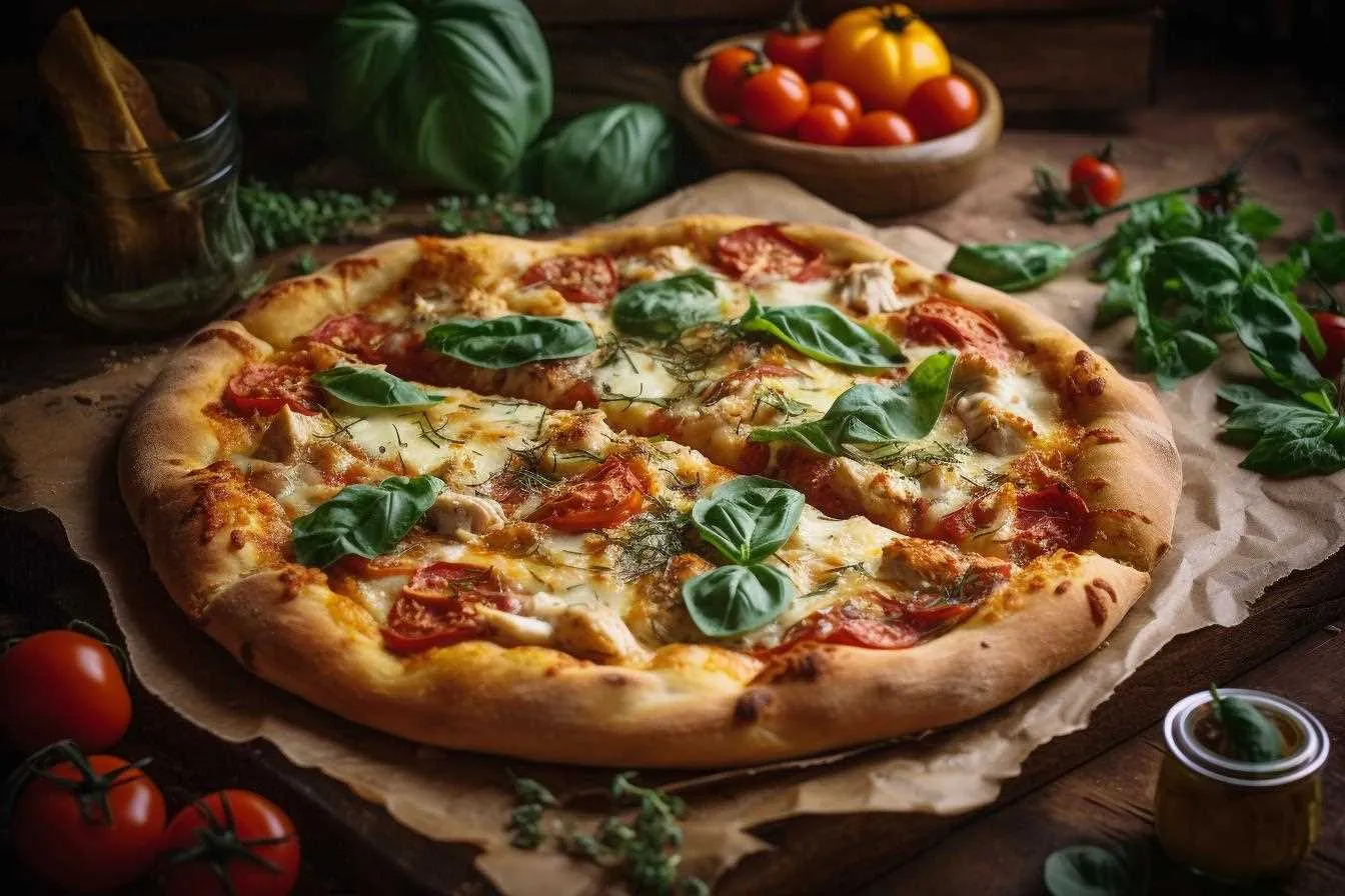Pizza en croûte de poulet : simple, sans farine et délicieuse
