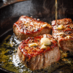 filet mignon doré à la poêle