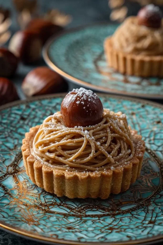 Mont Blanc dessert en verrines festives