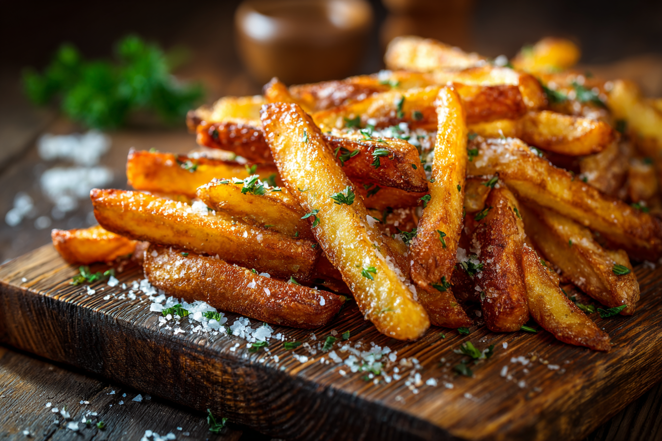 Frites au four croustillantes : méthode simple, rapide et légère