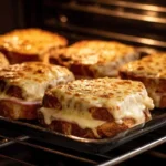 Cuisson croque monsieur au four