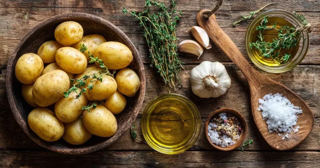 Ingrédients pomme de terre grenaille au four