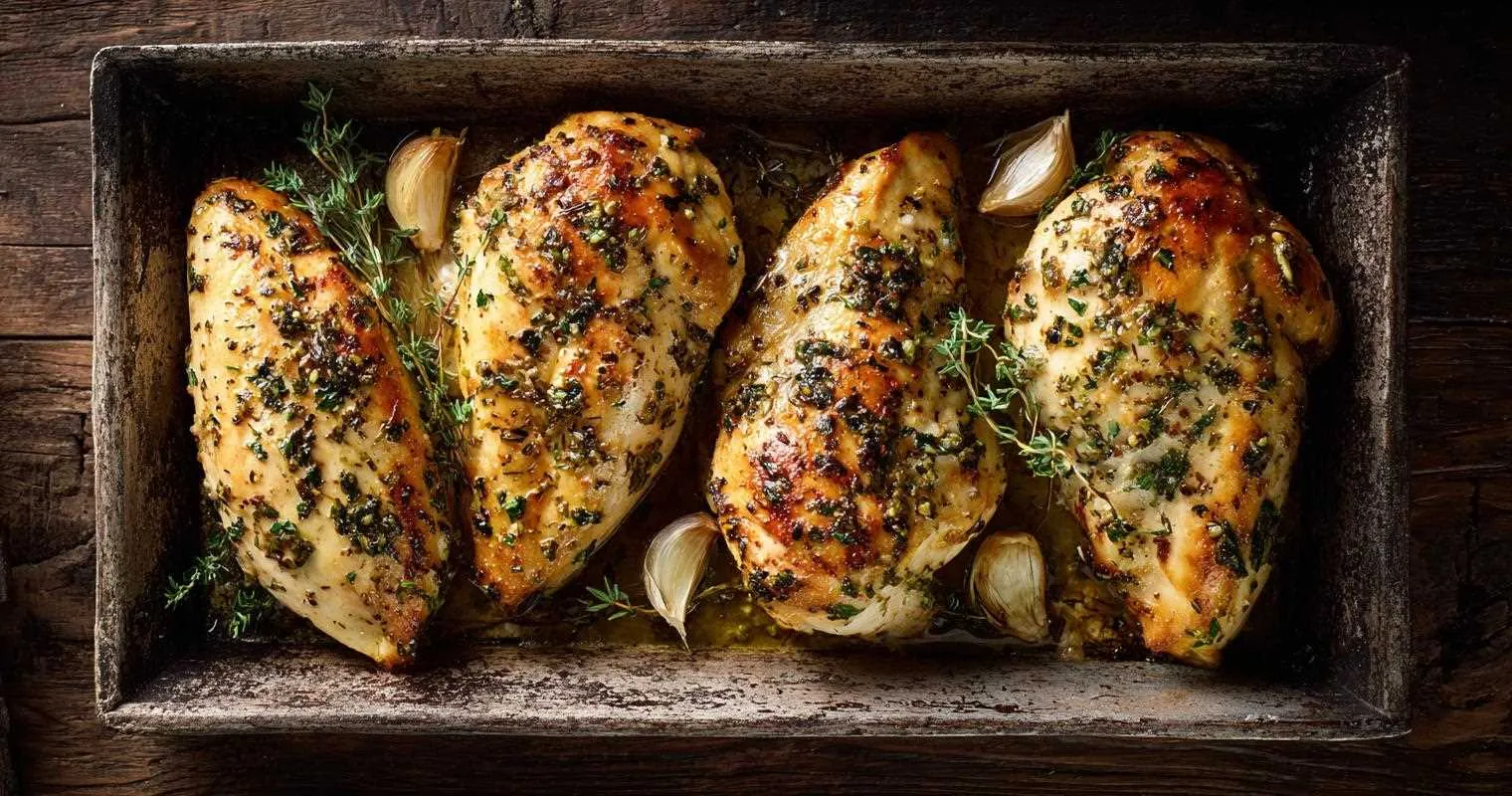 Blanc de poulet au four : recette tendre, dorée et facile