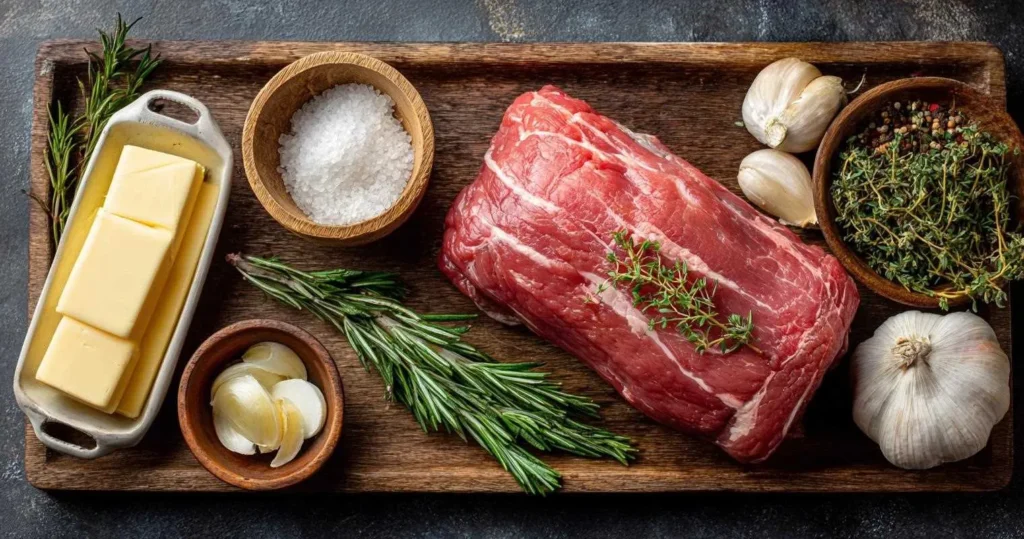 Ingrédients pour rôti de veau au four