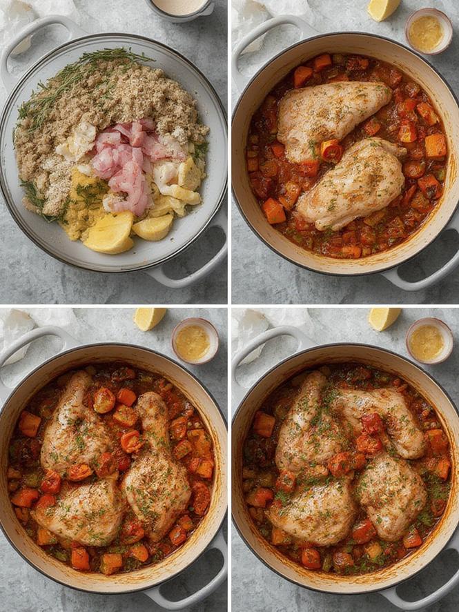 Étapes de préparation de la recette