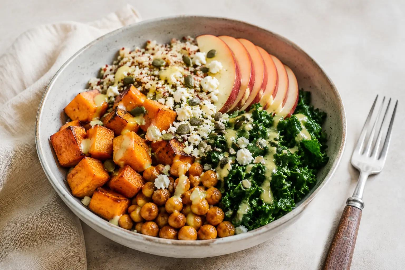 Bowl automne healthy prêt à servir
