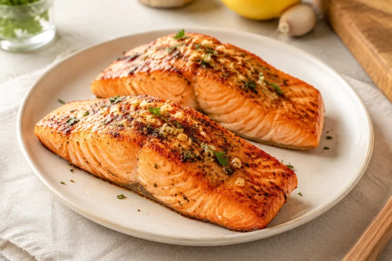 Saumon Air Fryer tendre et doré